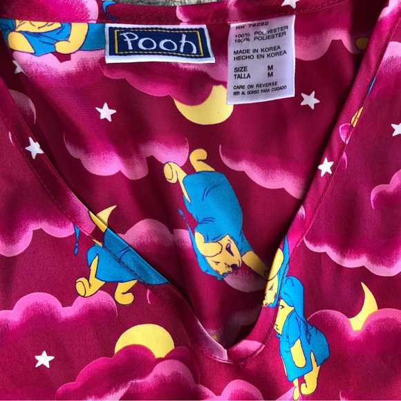 Winnie the Pooh sleep shirt nightshirt size medium - Picture 4 of 8